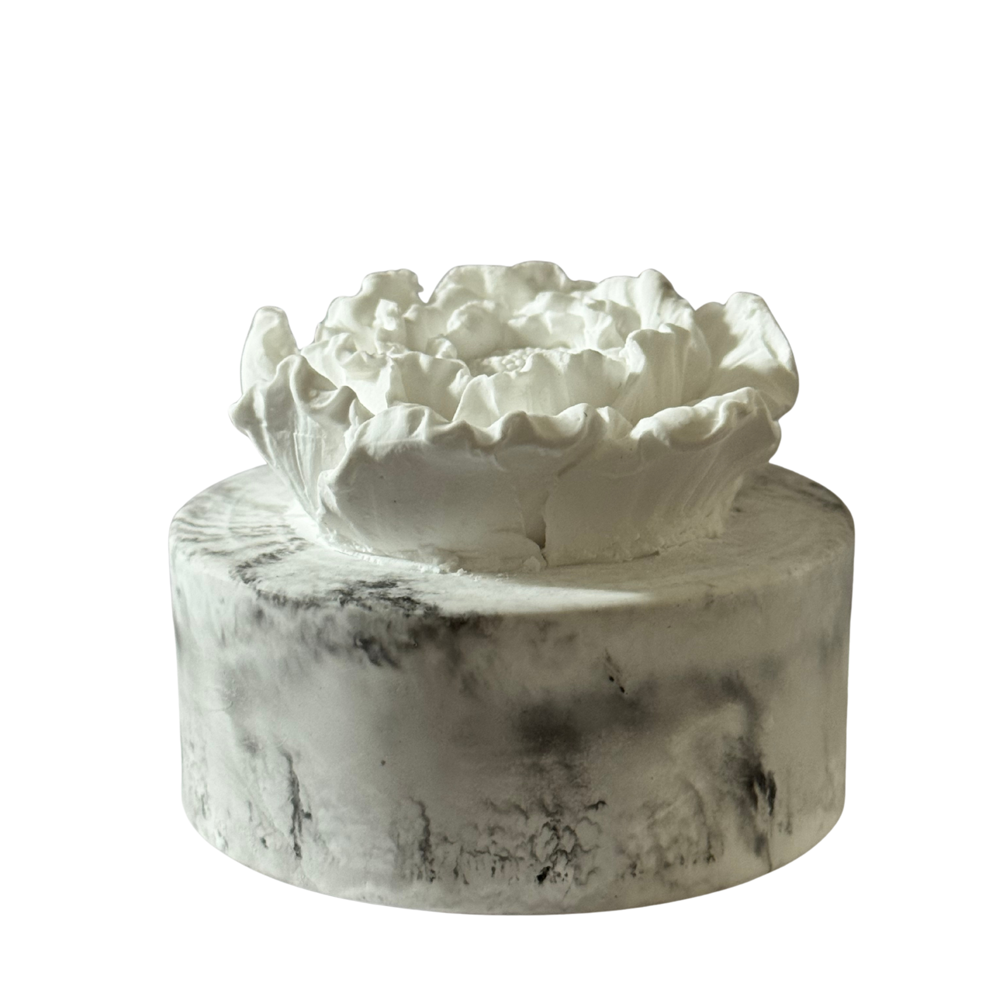 Aroma Geursteen Bloem Cadeauset – Handgemaakte Diffuser met Olie